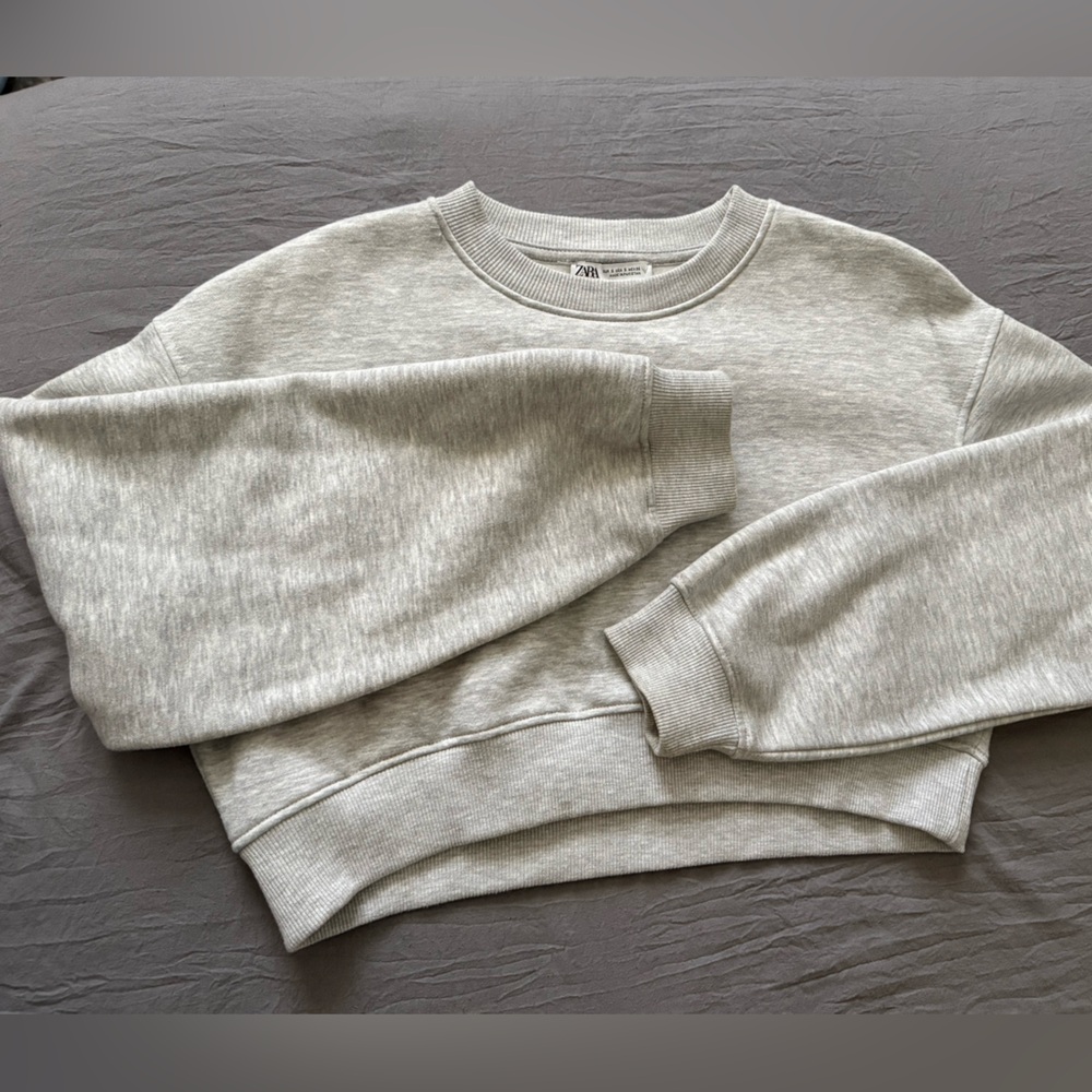 Zara Cropped Sweatshirt